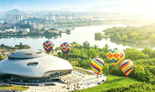 福利来袭 | 双桂湖热气球浪漫升空计划~5.1-5.5热气球云端告白，限量99对免费预约开启！